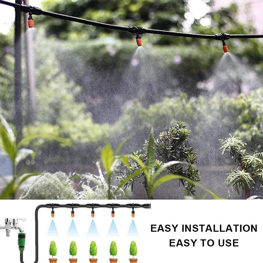 Home Automatic Flower Waterer Garden Irrigation System DIY Plate Plant Infiltrator Drip Irrigation Set Irrigation Kit-15 Meter Mixed Suit